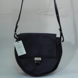 Danielle Sakry Navy Blue Leather Crossbody Bag