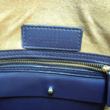 Danielle Sakry Navy Blue Leather Crossbody Bag