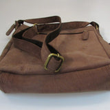 Leabags Buffalo Leather Vintage Style Shoulder Bag