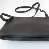 Antonio Melani Black Leather Crossbody Purse -NWOT