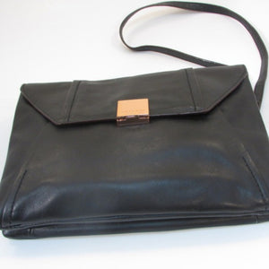 Antonio Melani Black Leather Crossbody Purse -NWOT