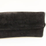 Bienen-Davis Black Suede Small Evening Bag