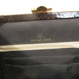 Bienen-Davis Black Suede Small Evening Bag