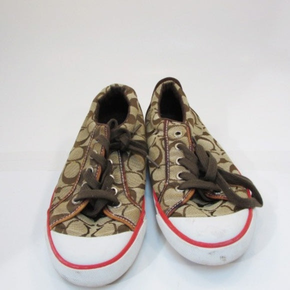 Coach Sneakers Canvas Signature Brown/Tan