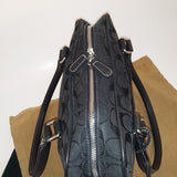 Coach Black Jacquard Shoulder Bag
