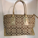 Coach Large Hamptons Signature Satchel Bag