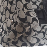 Coach Black SOHO Signature Jacquard Satchel