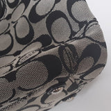 Coach Black SOHO Signature Jacquard Satchel