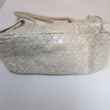 **GORGEOUS** Coccinelle Hand Crafted Cream Leather Handbag