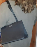 Kate Spade Black Double Strap Nylon Sam Tote